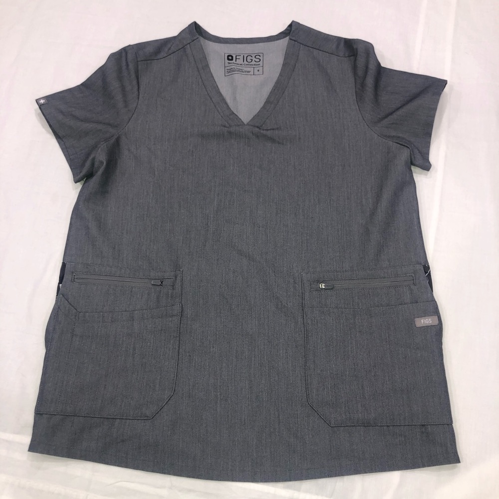 Figs Scrubs Top Size Small